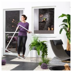 hecht international Insektenschutz-Fensterbausatz "MASTER SLIM" 80x100 cm in Weiß Hot