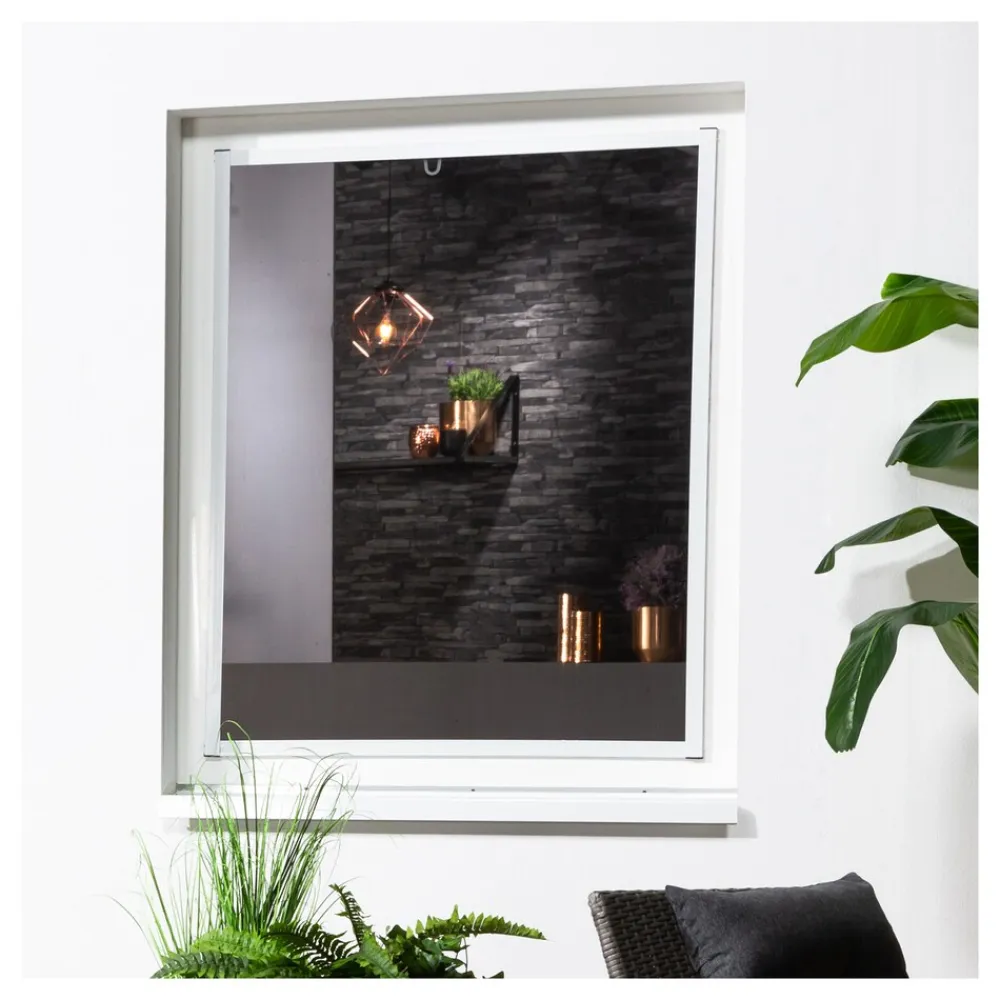 hecht international Insektenschutz-Fensterbausatz "MASTER SLIM" 80x100 cm in Weiß Hot