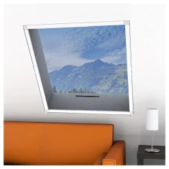 Insektenschutz-Teleskop-Dachfenster "FAST", 110x160 cm, Weiß ^ hecht international Best
