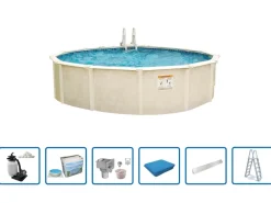 Interline Stahlwandpool "Century" Rund  (DeLuxe Set) Best