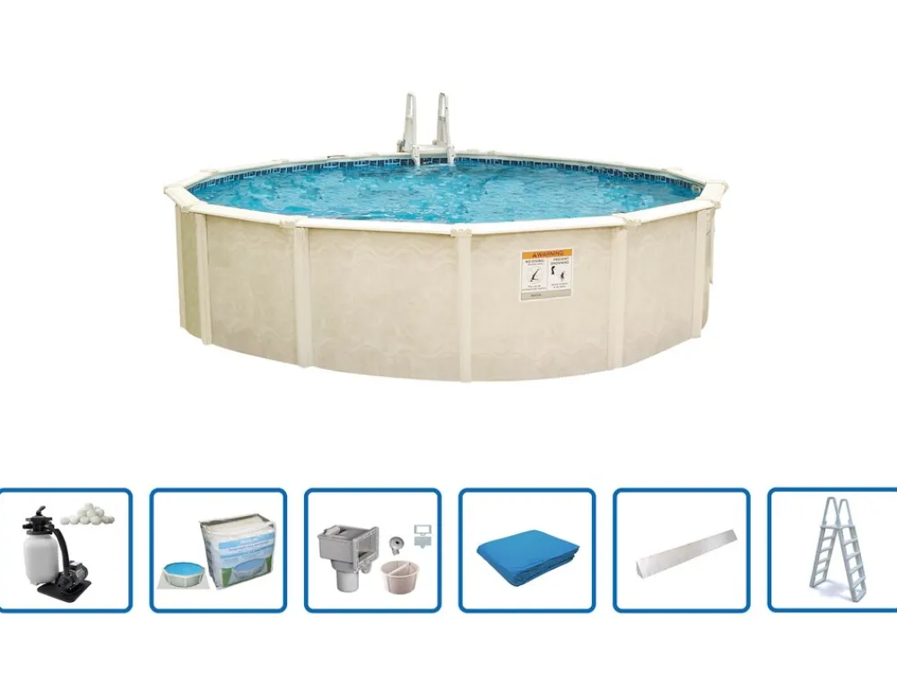 Interline Stahlwandpool "Century" Rund (DeLuxe Set) Best