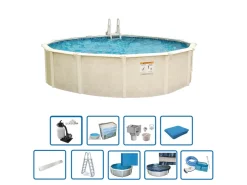 Interline Stahlwandpool "Century" Rund  (Premium Set) Best