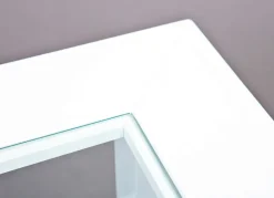 Couchtisch Provence mit 2 Schubladen aus Kiefer Massivholz - Weiss ^ Inter Link Outlet