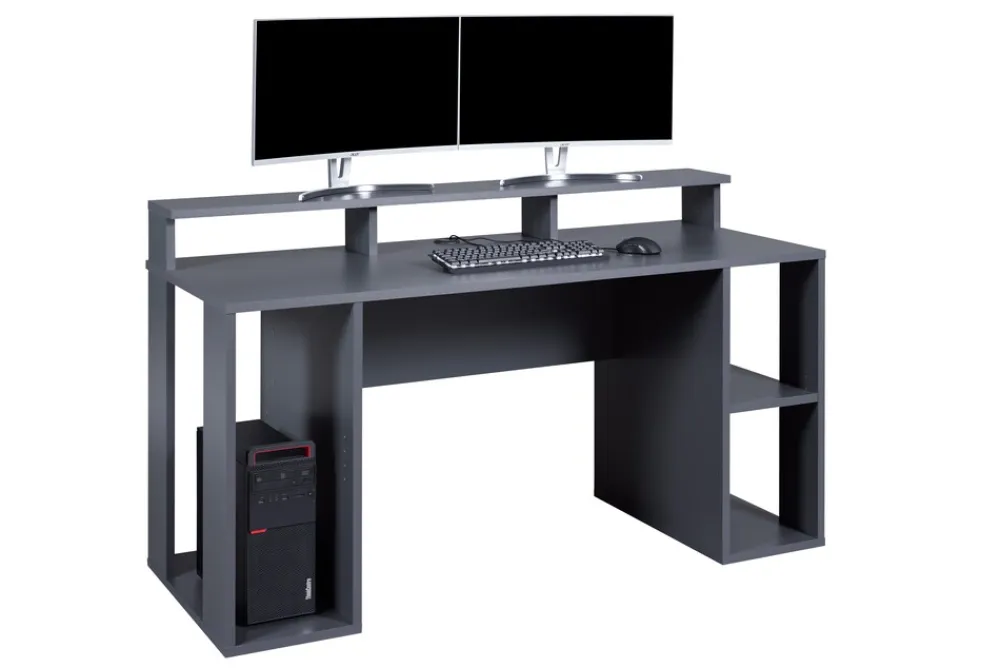 Gaming Tisch Schreibtisch Match Point - Anthrazit ^ Inter Link Best