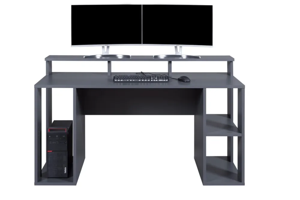 Gaming Tisch Schreibtisch Match Point - Anthrazit ^ Inter Link Best
