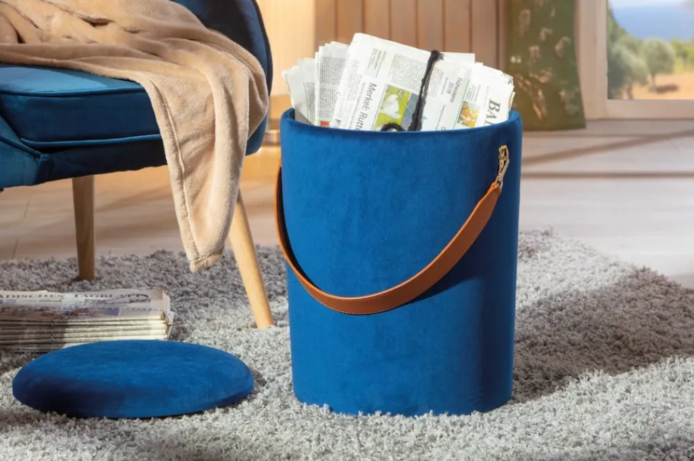 Hocker Papua mit Stauraum und Griff - ^ Inter Link Outlet