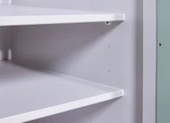 Kleiderschrank Prati - Hellgrau und Salbeigrün ^ Inter Link Discount