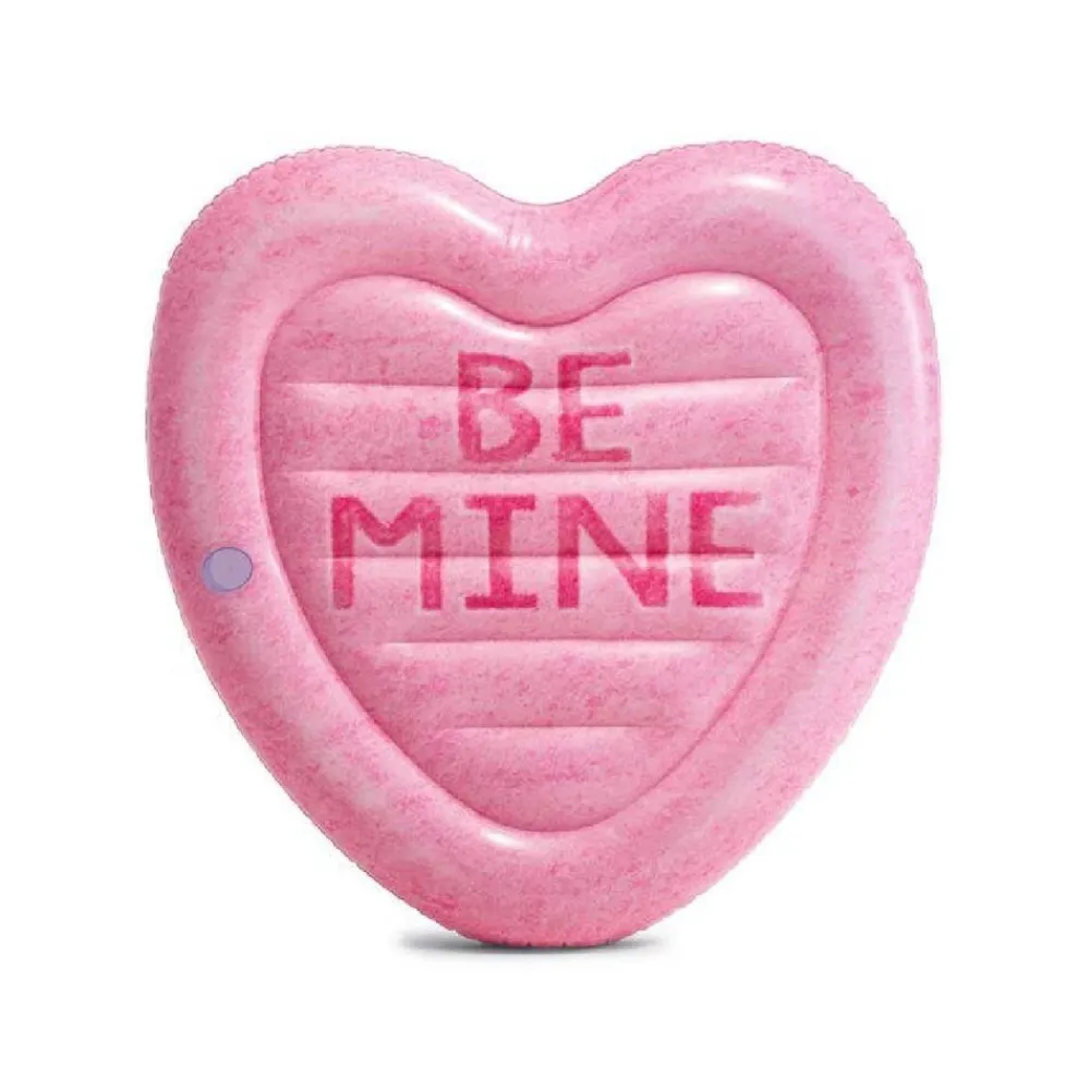 Luftmatratze Candy Heart Island Herzform 145x142cm Aufblasbar Pool ^ Intex Outlet