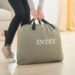 Intex 64132ND Luftbett DuraBeam Deluxe Pillow Twin 99x191x42cm integrierte Pumpe Clearance