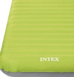 Intex 64097NP - Luftbett - Dura-Beam Truaire inkl. USB-Luftpumpe (grün, 76x191x17cm) Luftmatratze Campingbett Clearance