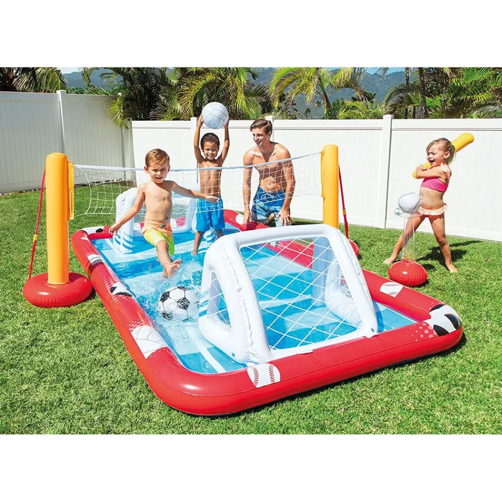 Intex 57147NP Playcenter "Action Sports" Planschbecken (325x267x102cm) Garten Kinder planschen Best
