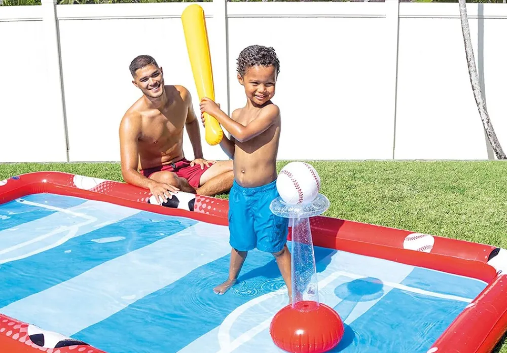 Intex 57147NP Playcenter "Action Sports" Planschbecken (325x267x102cm) Garten Kinder planschen Best