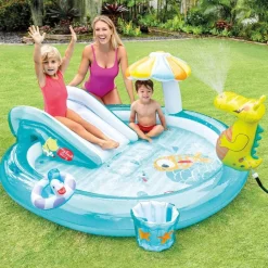 Intex 57165NP Playcenter "Gator"  Planschbecken (201x107x84cm) Garten Kinder Hot