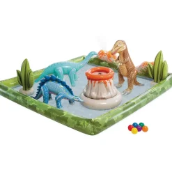 56132NP - Playcenter - Jurassic Adventure (201x201x36cm) Planschbecken Dinosaurier ^ Intex Outlet