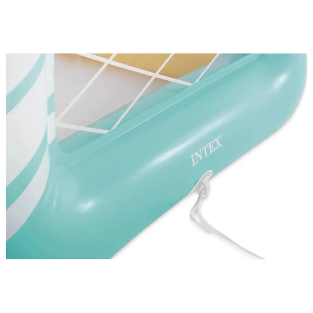 58507NP - Poolgame - Fun Goals mit Tor und Ball (türkis, 140x89x81cm) ^ Intex New