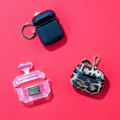 Iphoria AirPod Case with Keychain Case/Cover/Hülle braun New