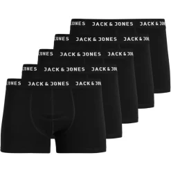 Jack&Jones JACHUEY TRUNKS 5 PACK JNR Jungen Boxershort Schwarz Clearance