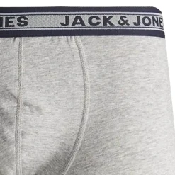 Jack&Jones JACOLIVER TRUNKS 5 PACK JNR NOOS Jungen Boxershort Grau/Blau/Grün/Rot