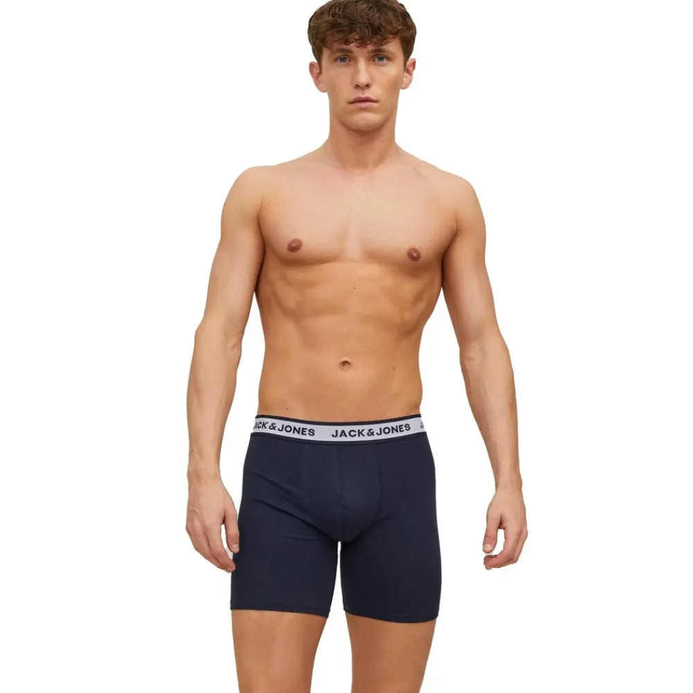 Jack&Jones JACOID BOXER BRIEF 6P Herren Boxerhort Schwarz New