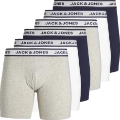Jack&Jones JACOID BOXER BRIEF 6P Herren Boxerhort Schwarz New