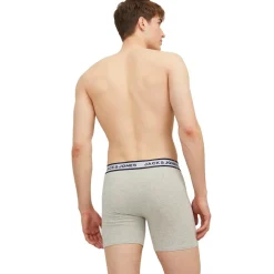 Jack&Jones JACOID BOXER BRIEF 6P Herren Boxerhort Schwarz New