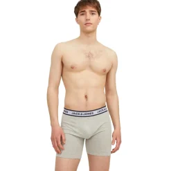 Jack&Jones JACOID BOXER BRIEF 6P Herren Boxerhort Schwarz New