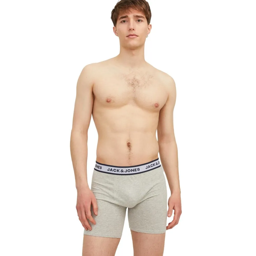 Jack&Jones JACOID BOXER BRIEF 6P Herren Boxerhort Schwarz New