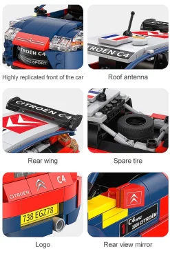 CaDA 2008 Citroën C4 WRC 1:20 2,4GHz Bricks ^ Jamara Clearance