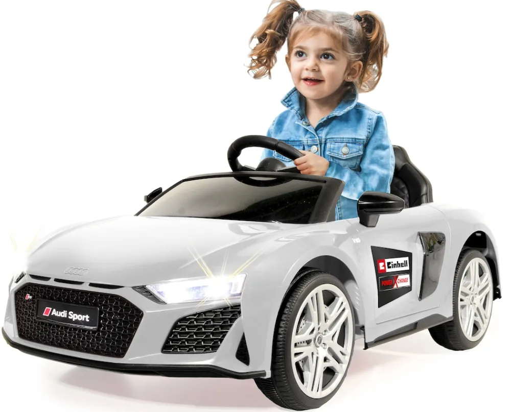 Ride-on Audi R8 Spyder weiß 18V Einhell Power X-Change ^ Jamara