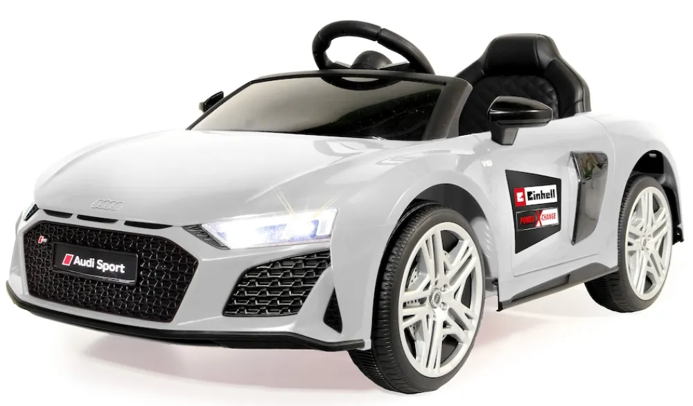 Ride-on Audi R8 Spyder weiß 18V Einhell Power X-Change ^ Jamara