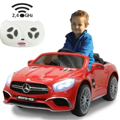 Jamara Ride-on Mercedes-Benz SL 65 AMG 2,4 GHz 12V rot Sale