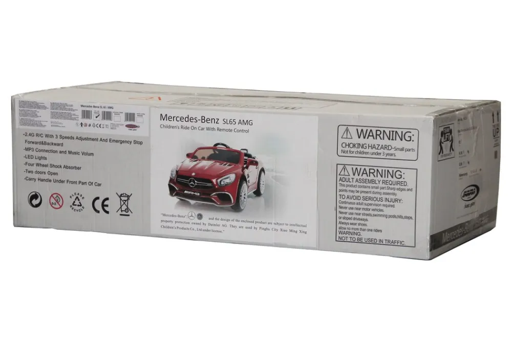Jamara Ride-on Mercedes-Benz SL 65 AMG 2,4 GHz 12V rot Sale