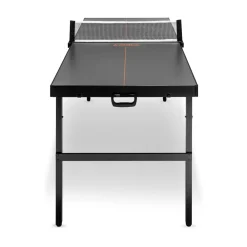 Joola Indoor Tischtennisplatte MIDSIZE FA, klappbarer Tischtennistisch mit vormontiertem Griff, klein inkl. Tischtennisnetz, grau, 152 x 76 x 71,5cm Outlet