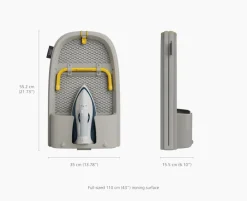 Pocket Max Tischbügelbrett, 110cm Bügelfläche, Faltbares Mini-Bügelbrett mit Aufhängehaken ^ Joseph Joseph Online