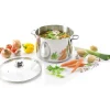Jumbotopf mit Glasdeckel 17 l ^ sonstige Outlet