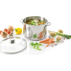 Jumbotopf mit Glasdeckel 17 l ^ sonstige Outlet