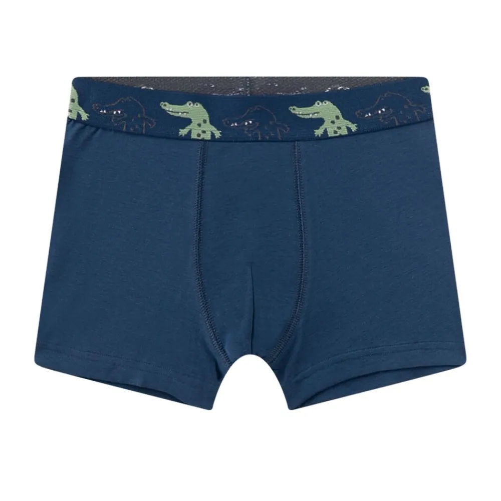 Sanetta Jungen Boxershort Schwarz/Blau/Beige