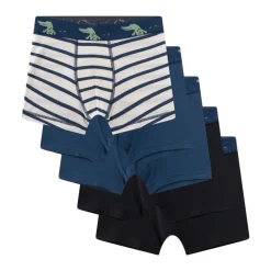 Sanetta Jungen Boxershort Schwarz/Blau/Beige