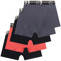 Sanetta Jungen Boxershort Schwarz/Grau/Orange Discount