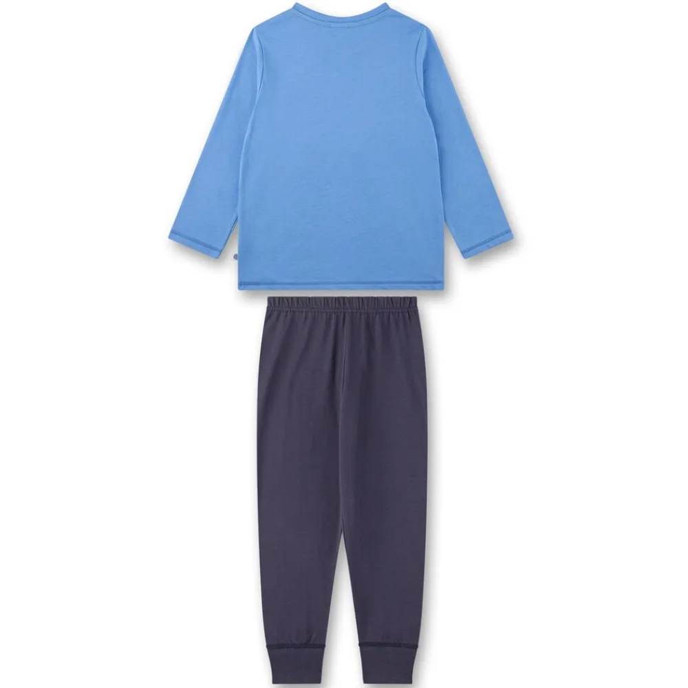 Sanetta Jungen Pyjama Blau Hot