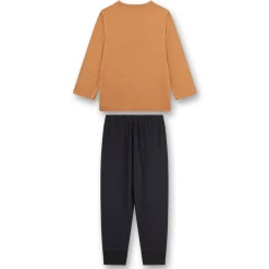 Sanetta Jungen Pyjama Braun Best
