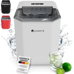 Eiswürfelmaschine IceOracle - Eiswürfel in wenigen Minuten - 12 kg/Tag - 2 Größen - Weiß ^ Juskys Best