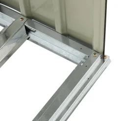 Juskys Holzunterstand Enno für Brennholz außen - Kaminholzregal aus Stahl für Kaminholz - Anthrazit Outlet