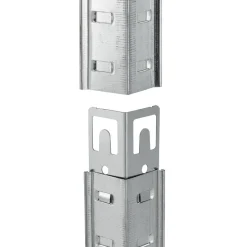 Juskys Lagerregal Easy 2er Set – Metall Schwerlastregal 160x80x40 cm, 8 Böden, 640 kg, verzinkt Silber