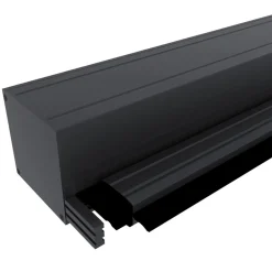 Juskys Seitenwand für Lamellendach Tahiti - Rollo - Aluminium & Stoff - Zubehör Anthrazit New
