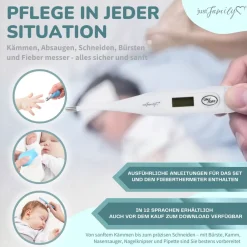 Baby Pflegeset Neugeborene – 11-teiliges Set mit hochwertiger Baby-Erstausstattung - Farbe ^ Justfamily Clearance