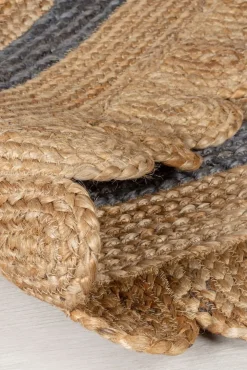 KADIMA DESIGN Jute-Teppich geometrisch 120 x 170 cm - PLYM | Kadima Braun-Grau Sale