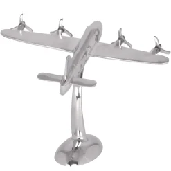 KADIMA DESIGN Deko Flugzeug Propeller aus Aluminium, 42x30 cm, elegantes Design, handgefertigt, robuste und langlebige Konstruktion