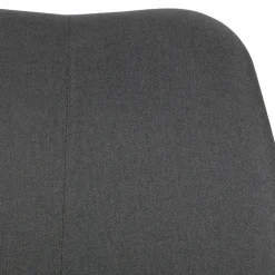 KADIMA DESIGN Schalenstuhl MESCHIO für Homeoffice, 360° Drehfunktion, max. 110 kg Belastung, in verschiedenen Farben Schwarz Outlet