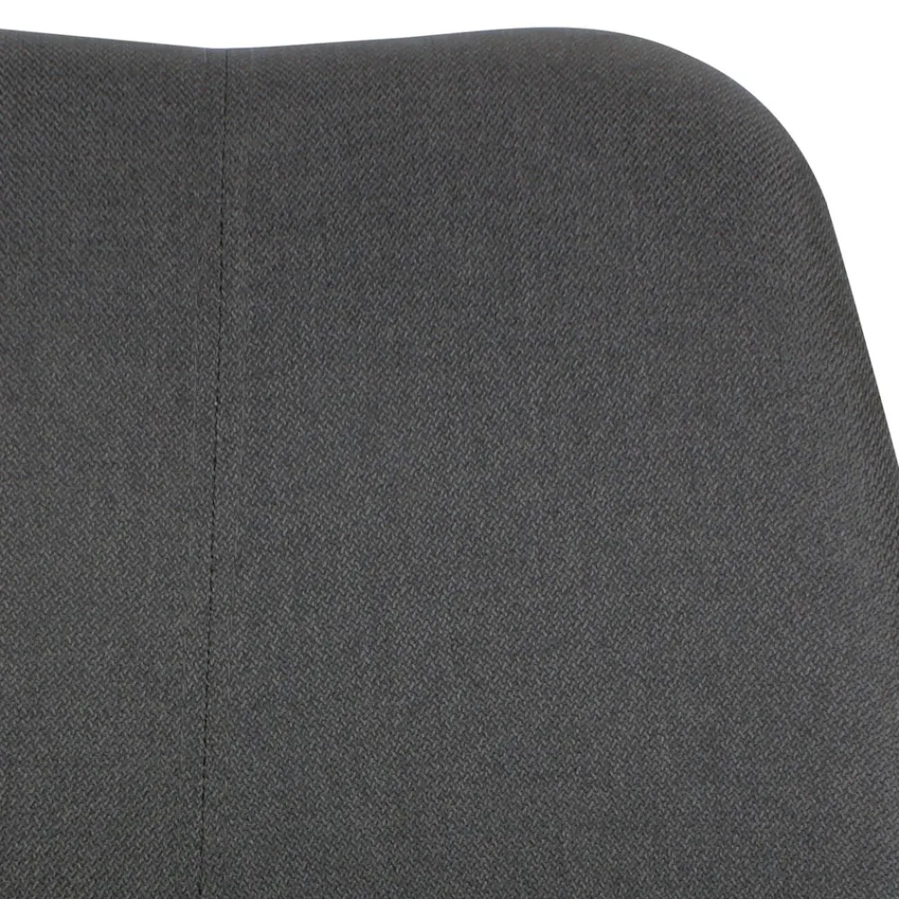 KADIMA DESIGN Schalenstuhl MESCHIO für Homeoffice, 360° Drehfunktion, max. 110 kg Belastung, in verschiedenen Farben Schwarz Outlet